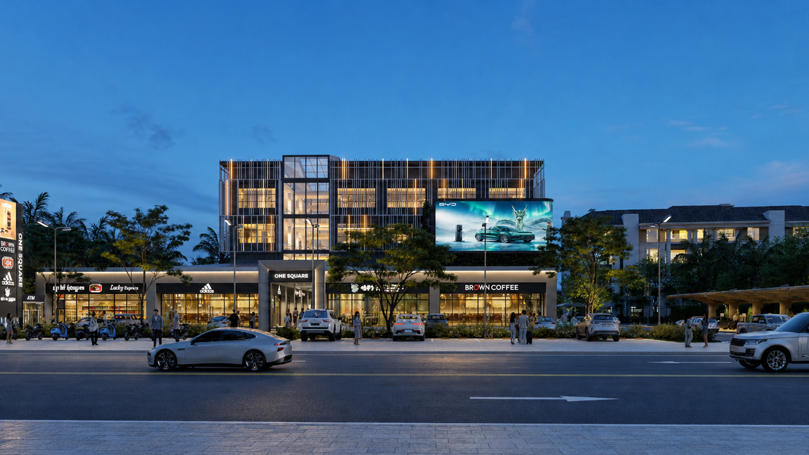 One Square frontage